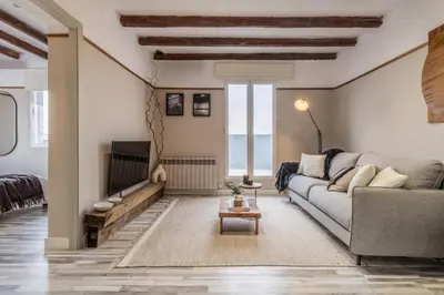 Zona de estar de Shiomi - 1 bedroom and terrace in Justicia