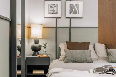 Cama o camas de una habitación en Zappa - 2 bedrooms in Chamberí