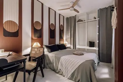 Cama o camas de una habitación en Zirve - 1 bedroom in Ríos Rosas