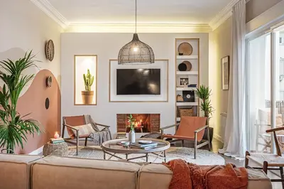 Zona de estar de Altai - 3 bedrooms in Ríos Rosas