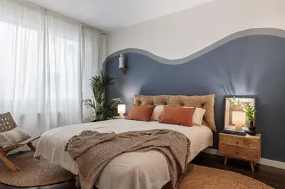 Cama o camas de una habitación en Altai - 3 bedrooms in Ríos Rosas