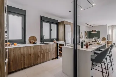 Zona de estar de Maden - 2 bedrooms and terrace in Goya