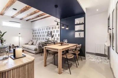 Zona de estar de Puka - 2 bedrooms in Malasaña