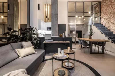 Zona de estar de Carmen - 2 bedrooms in Salamanca
