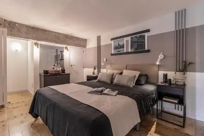 Cama o camas de una habitación en Carmen - 2 bedrooms in Salamanca