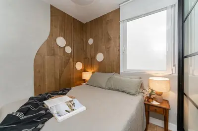 Cama o camas de una habitación en Jarosa - 2 bedrooms in Ibiza