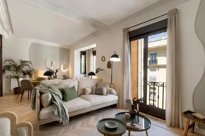 Zona de estar de Riazo - 4 bedrooms in Arapiles