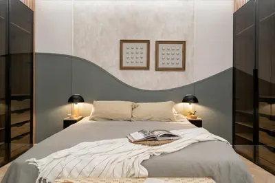 Cama o camas de una habitación en Riazo - 4 bedrooms in Arapiles