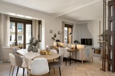 Zona de estar de Riazo - 4 bedrooms in Arapiles