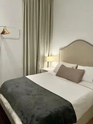 Cama o camas de una habitación en Habitación Plaza Zerolo D