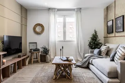 Una televisión o centro de entretenimiento en Esterre - 3 bedrooms in Lista