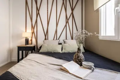 Cama o camas de una habitación en Esterre - 3 bedrooms in Lista