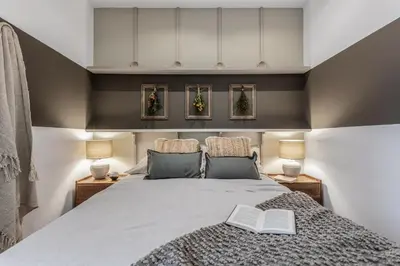 Cama o camas de una habitación en Bornos - 2 bedrooms and terrace in Ríos Rosas
