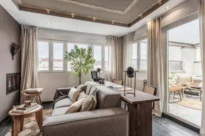 Zona de estar de Bornos - 2 bedrooms and terrace in Ríos Rosas