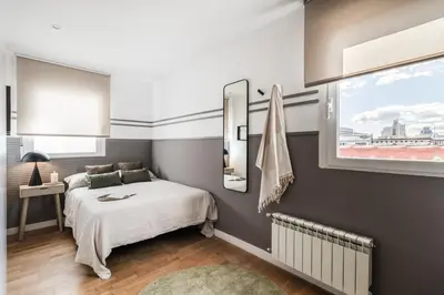 Cama o camas de una habitación en Oeste - 2 bedrooms in Chueca