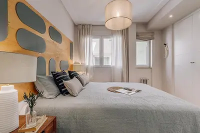 Cama o camas de una habitación en Kiin - 3 bedrooms and terrace in Goya