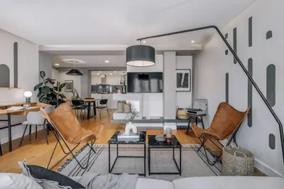 Zona de estar de Kiin - 3 bedrooms and terrace in Goya