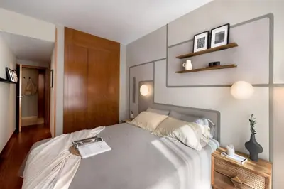 Cama o camas de una habitación en Naima - 2 bedrooms and pool in Trafalgar