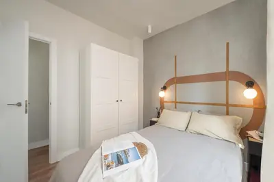 Cama o camas de una habitación en Lumi - 2 bedrooms in Malasaña-Universidad
