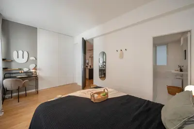 Cama o camas de una habitación en Dore - 4 bedrooms in Nuevos Ministerios-Ríos Rosas