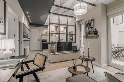Zona de estar de Kindo - 2 bedrooms in Goya
