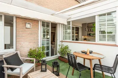 Un patio o zona al aire libre en Inzia - 1 bedroom and pool in Lista