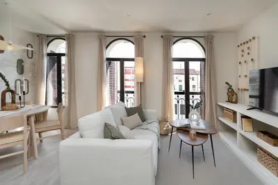Zona de estar de Giona - 2 bedrooms in Argüelles