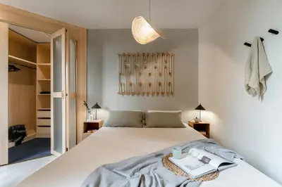Cama o camas de una habitación en Giona - 2 bedrooms in Argüelles