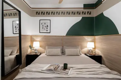 Cama o camas de una habitación en Cristal - 1 bedroom in Castellana