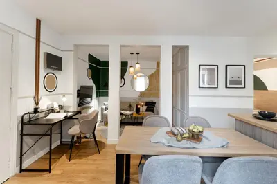 Zona de estar de Cristal - 1 bedroom in Castellana
