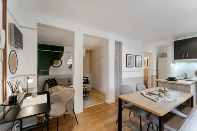 Zona de estar de Cristal - 1 bedroom in Castellana