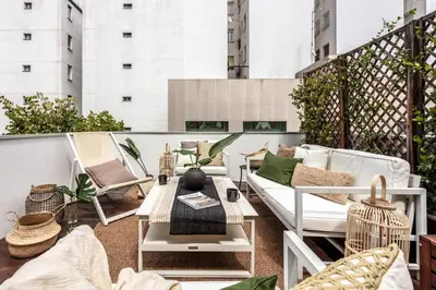 Zona de estar de Wamba - 1 bedroom in Goya