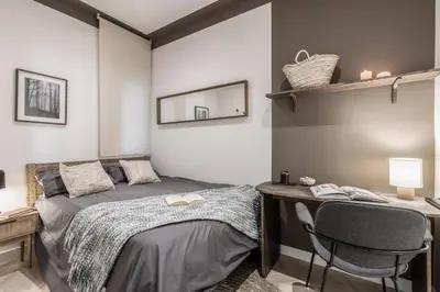 Cama o camas de una habitación en Sevilla - 4 bedrooms in Trafalgar