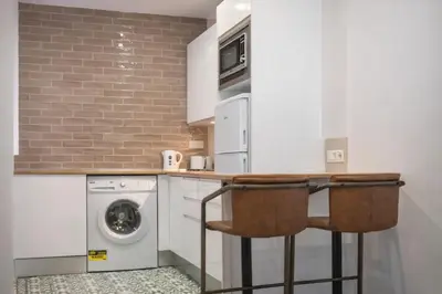Una cocina o zona de cocina en Light New Apartment