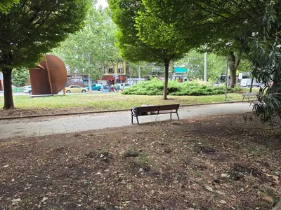 Jardín al aire libre en Apartament Distrito del arte Art District