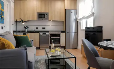 Una cocina o zona de cocina en Collection Madrid Río AH