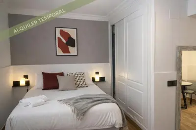 Cama o camas de una habitación en Collection Madrid Río AH