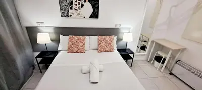 Cama o camas de una habitación en Sierra de Meira - Hospedaje de Autogestión sin Recepción