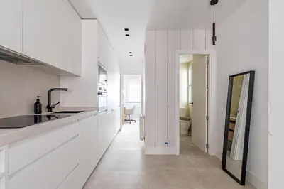 Una cocina o zona de cocina en Piso a estrenar con balcon