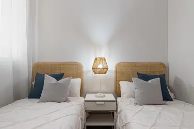 Cama o camas de una habitación en Chamberi City Center Apartment