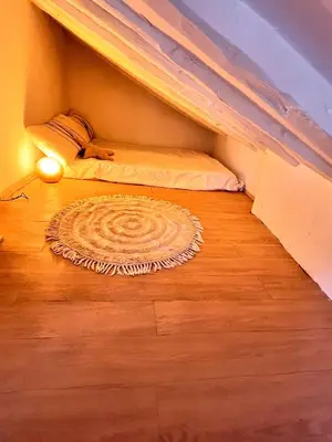 Cama o camas de una habitación en Downtown Dreams