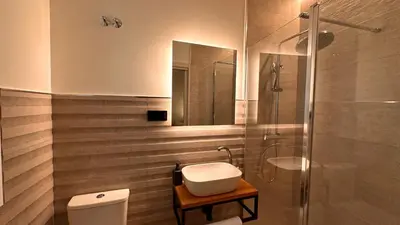 Un baño de Literal Hostel Madrid