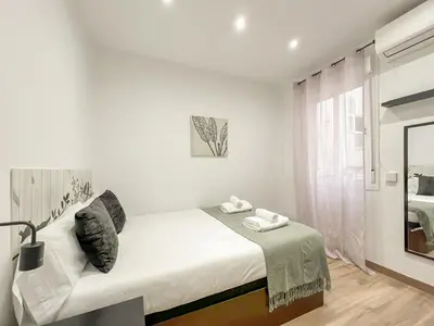Cama o camas de una habitación en Apartamento Retiro-Ibiza 0I