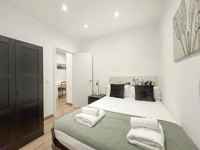 Cama o camas de una habitación en Apartamento Retiro-Ibiza 0I