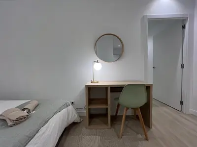 Cama o camas de una habitación en Almansa 110