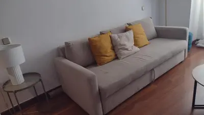 Zona de estar de Amplio y céntrico apartamento en La Latina