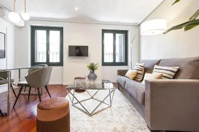 Zona de estar de AH- Maravilloso apartamento junto a Plaza de España