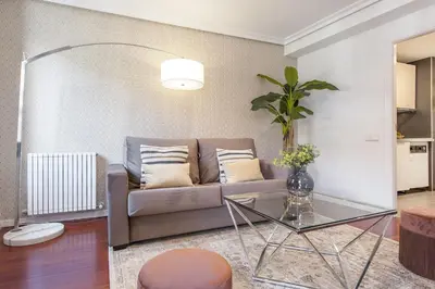 Zona de estar de AH- Maravilloso apartamento junto a Plaza de España