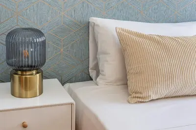 Cama o camas de una habitación en Waou Chamberi X - Alquiler Corta Duración