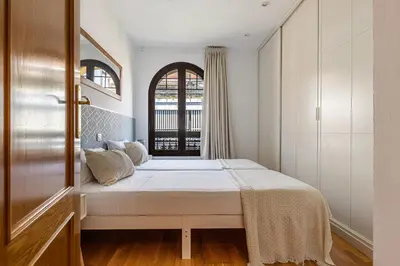 Cama o camas de una habitación en Waou Chamberi X - Alquiler Corta Duración